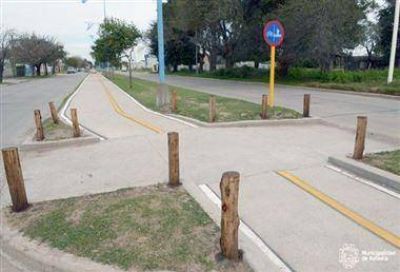 Se extiende la ciclov�a de bulevar Lehmann