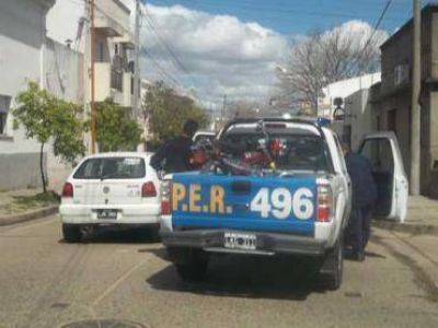 Hubo dos choques con tres motociclistas lesionadas