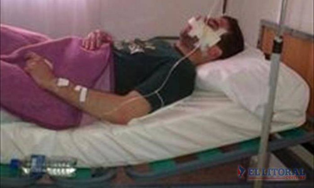 Brutal agresi�n con una baldosa a un joven