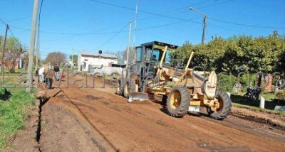 Avanza el pavimento en Saladillo
