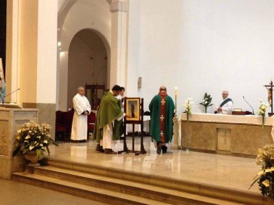 Autoridades municipales participaron de una misa en honor a San Miguel