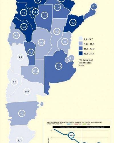 Misiones, entre las 10 provincias con mayor mortalidad infantil del pa�s