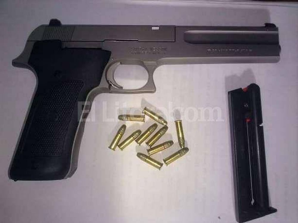 Seis armas de fuego incautadas