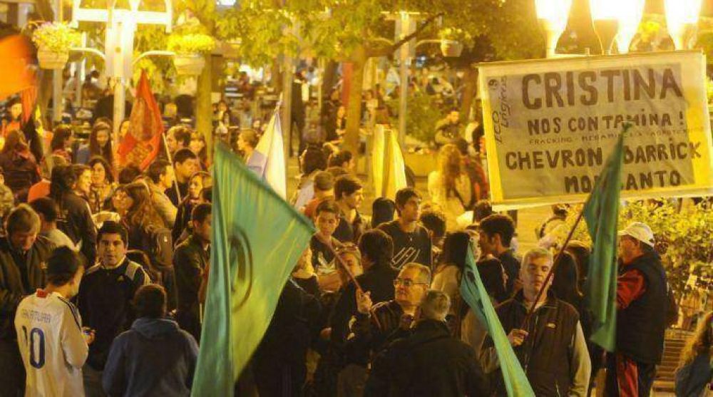 Ecologistas se manifestaron contra el fracking en Ciudad