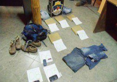 Viajaban a Chile con seis kilos de marihuana 
