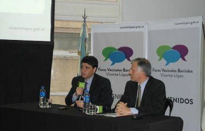 Jorge Macri present� proyectos de los Foros Vecinales Barriales 2013