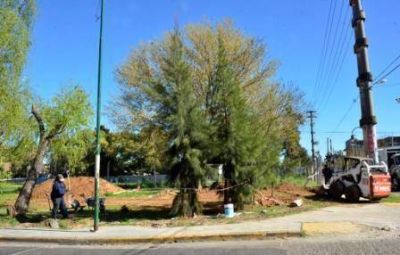 Comenzaron las obras de la Posta Policial N�5 en el barrio Fate de San Fernando 