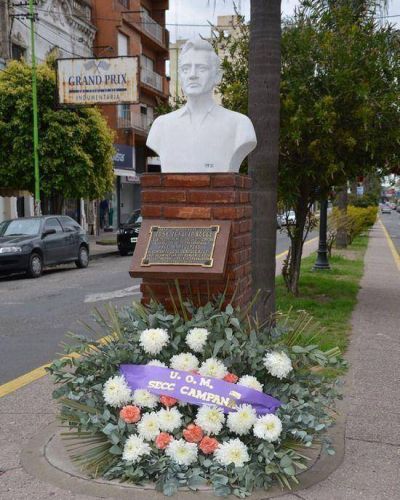 La UOM Seccional Campana homenaje� a Jos� Ignacio Rucci al cumplirse 
