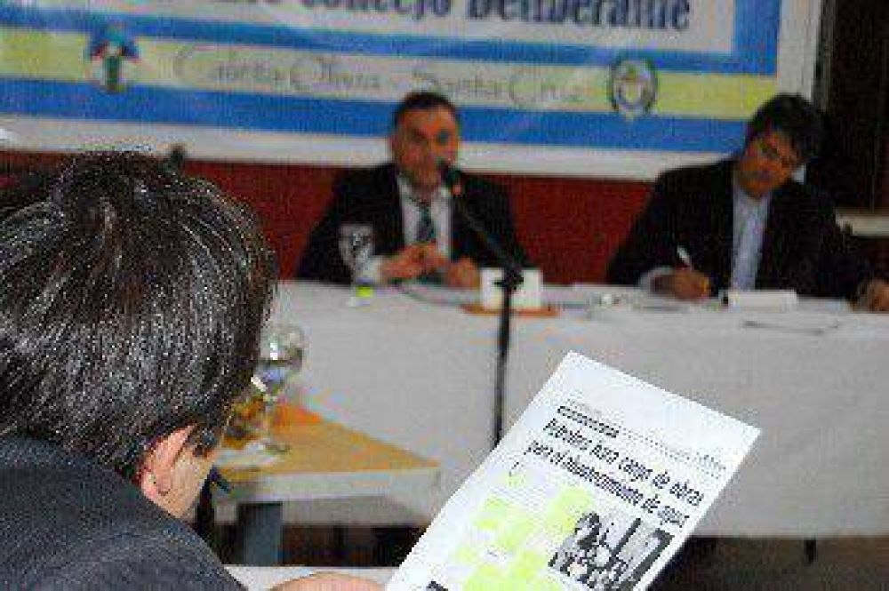 Concejal Naves pidi� informes sobre perforaci�n de 30 pozos