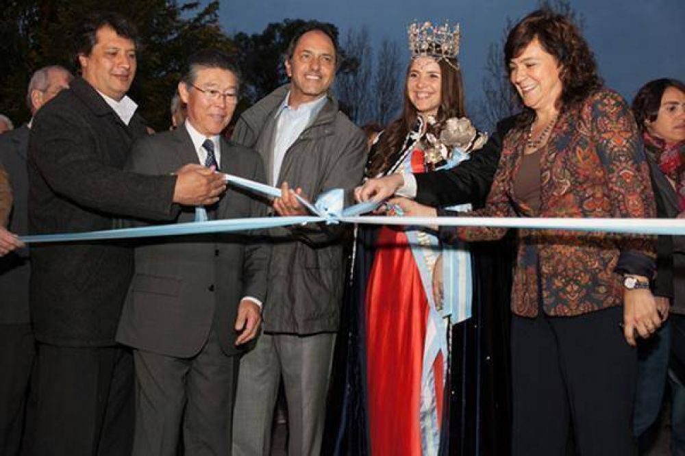 Scioli inaugur� la 50va. Fiesta Nacional de la Flor en Escobar