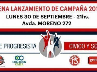 Cena lanzamiento de campa�a del Frente Progresista