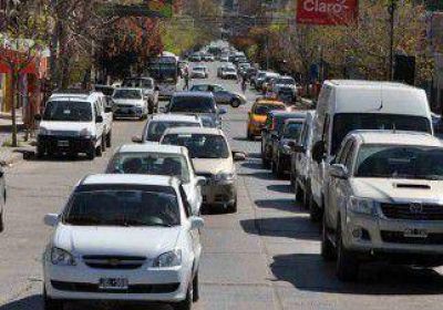 La ciudad colapsada por la cantidad de autos 