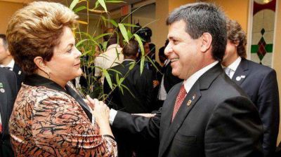 Rousseff recibe a Cartes para discutir sobre el Mercosur