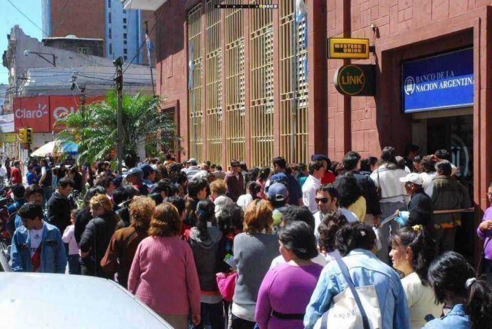 Banco Naci�n reduce a una hora la atenci�n ma�ana y el jueves