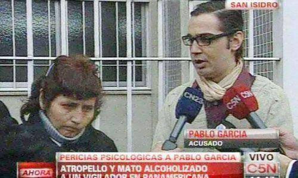 En medio de l�grimas Garc�a le pidi� perd�n a la viuda de Rodas