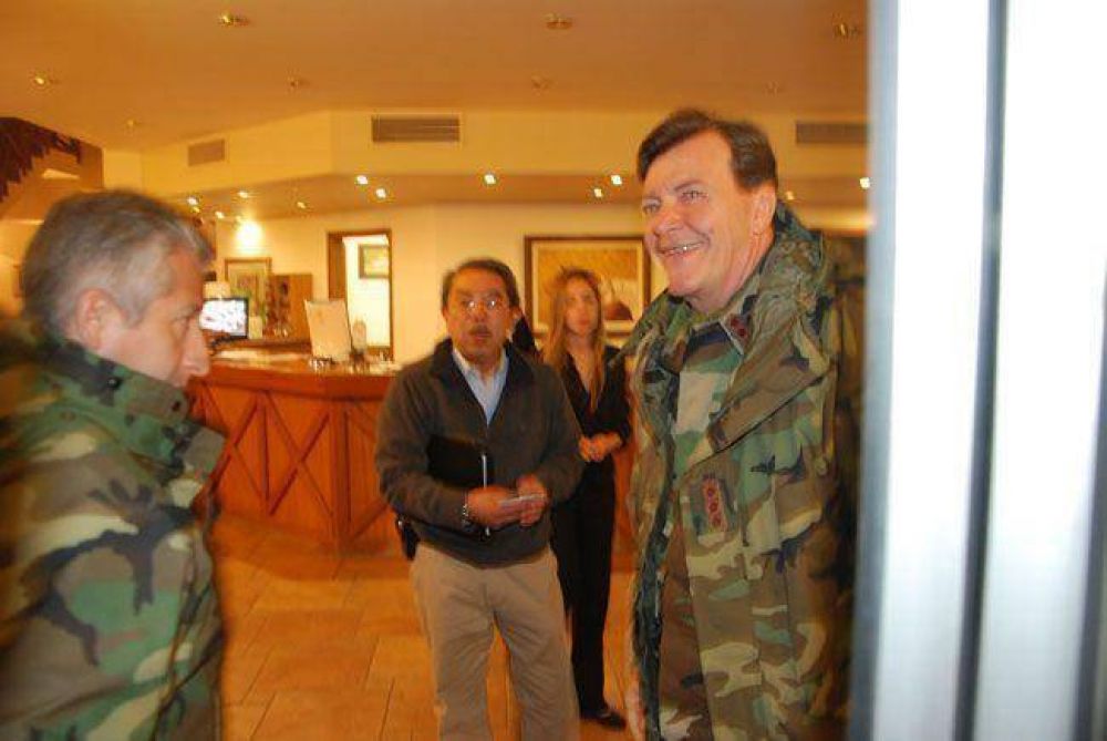 Milani, en Santa Rosa, sin hacer declaraciones