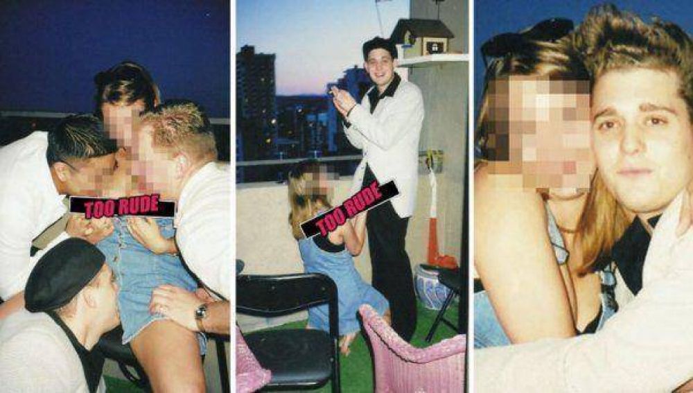 Las fotos hot de Michael Bubl, de "fiesta" con una rubia