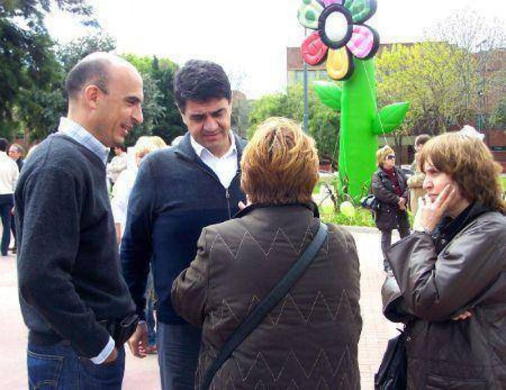 Jorge Macri: "Una plaza llena de vecinos, es una plaza segura"