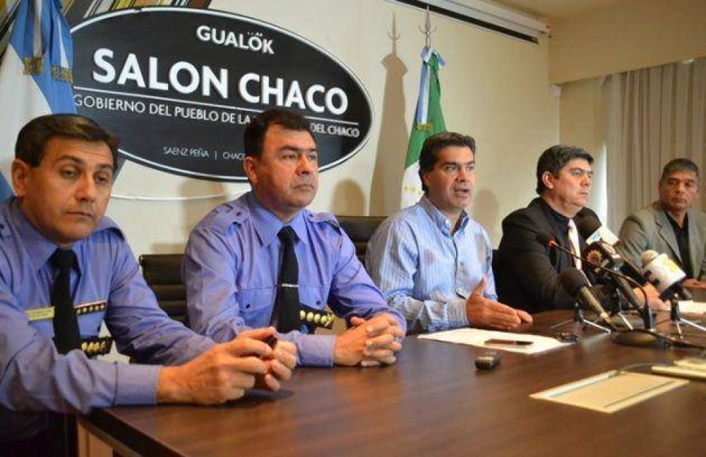 Capitanich monitorea personalmente el plan de seguridad en la ciudad termal