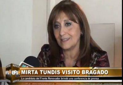 Mirta Tundis estuvo en el local de Vicente Gatica