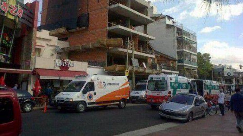 Se derrumb� una obra en Villa Devoto: al menos cinco heridos