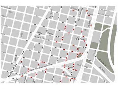 Nuevos sentidos de circulaci�n para las calles de Barrio San Roque