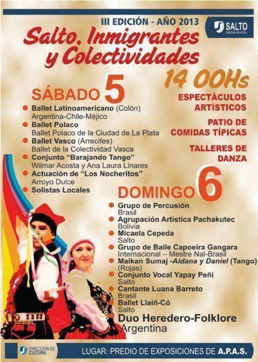 Se viene la tercera edici�n de la Fiesta de los Inmigrantes