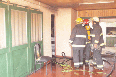 Importantes da�os sufri� una vivienda a ra�z de un incendio 