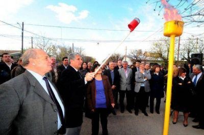 El gas natural lleg� al barrio Las Mirandas