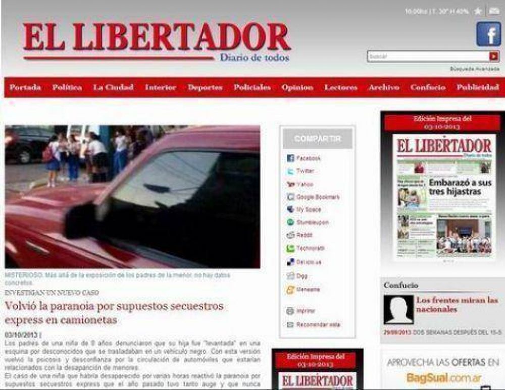 Un nuevo hecho pone en alerta a los padres sobre peligro de secuestros