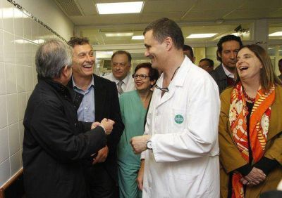 Macri present� la nueva unidad intensiva pedi�trica del Hospital de Quemados