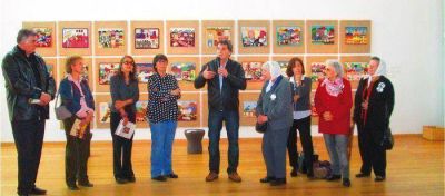 Se inaugur� la muestra "Retazos testimoniales. Arpilleras de Chile y otras latitudes" en el Parque de la Memoria