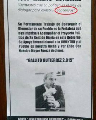 M�s promesas alperovichistas: el Gallito dice que si lo reeligen dejar� de jugar y aprender� a leer y escribir
