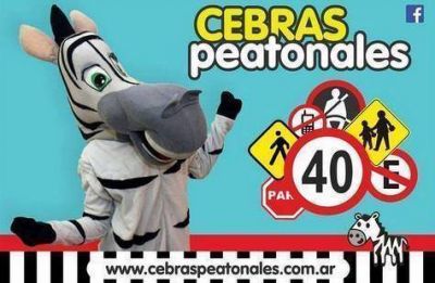 Cebras en Jun�n: propuesta de seguridad vial del PRO