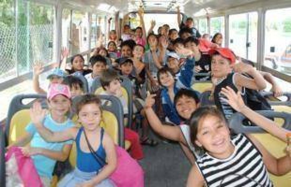 Confirmaron transporte para las Escuelas de Verano