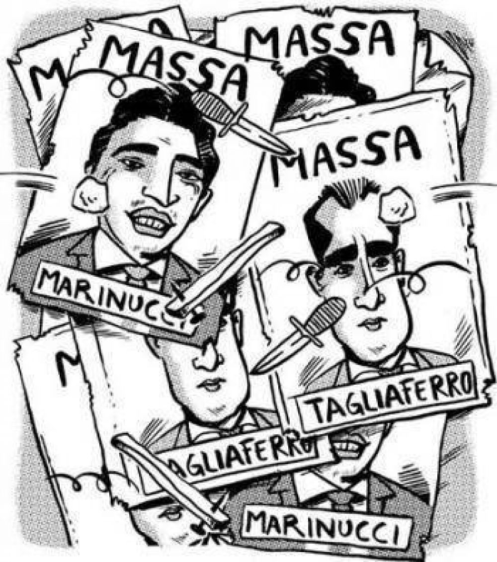 Violenta interna de patotas en el massismo moronense