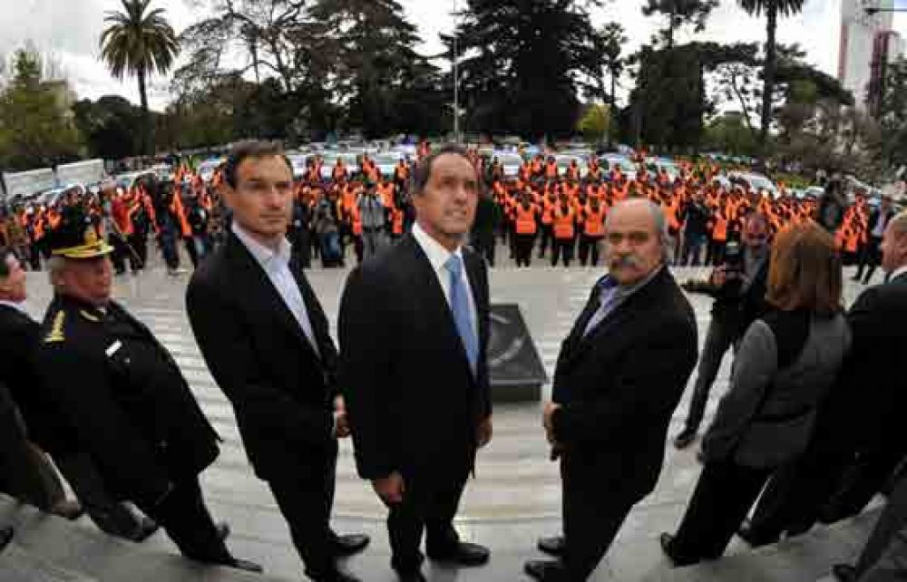 Scioli present� el �Sistema de Prevenci�n�