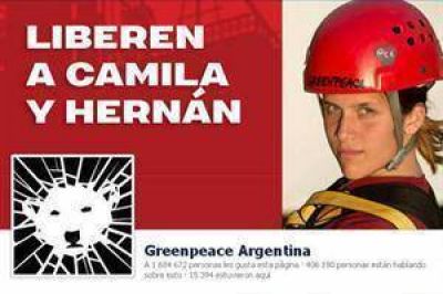 Marcha mundial de Greenpeace para pedir por la liberaci�n de los activistas detenidos en Rusia