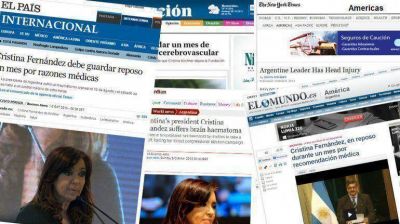 La salud de Cristina Kirchner en los diarios del mundo