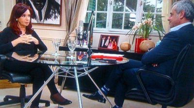 La Presidente habl de Scioli en la segunda parte del reportaje con Rial: "Nunca le perd la confianza"