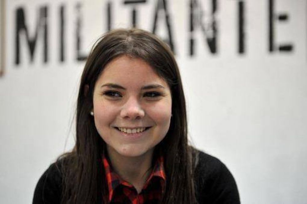 "La juventud es fundamental por la din�mica militante que tiene�, dijo la candidata m�s joven del FPV porte�o