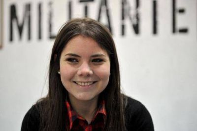 "La juventud es fundamental por la din�mica militante que tiene�, dijo la candidata m�s joven del FPV porte�o