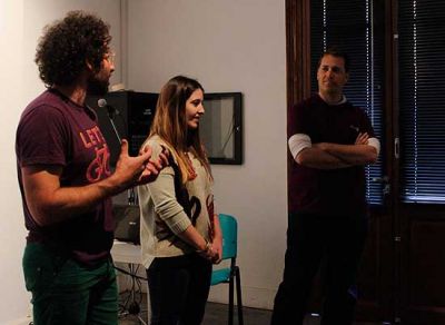 El creador de los personajes de Metegol estuvo en Olavarr�a