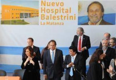 La Presidenta y Scioli inauguraron el Hospital "Vicegobernador Alberto Balestrini"