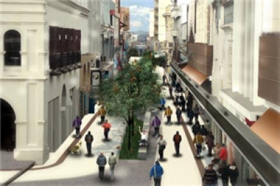 M�s espacios verdes y fuentes de agua se incorporar�n a las peatonales salte�as