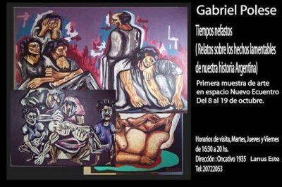 PRESENTACI�N DE LA MUESTRA DE ARTE PL�STICO �TIEMPOS NEFASTOS�
