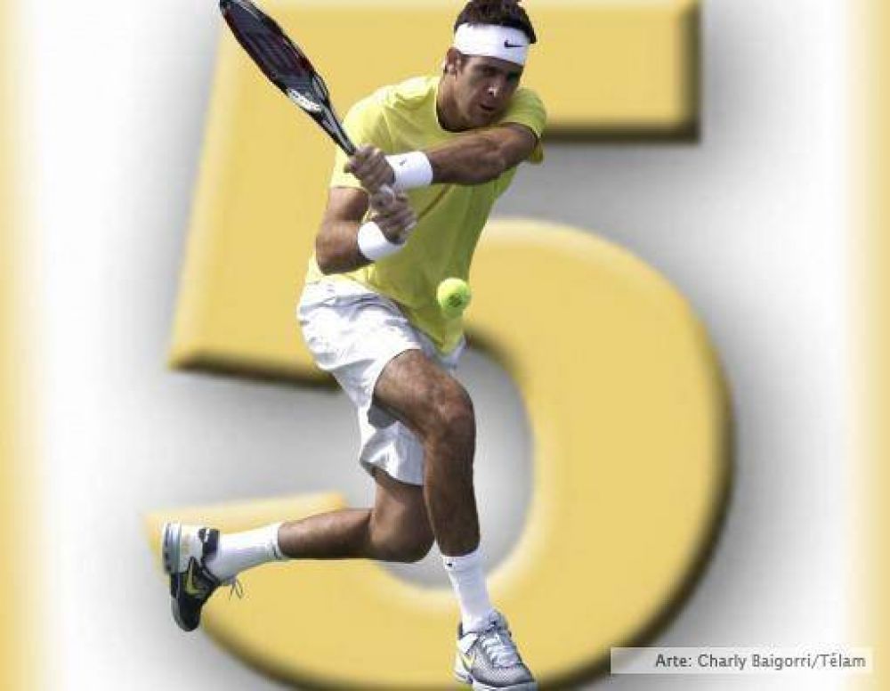 Del Potro estrena el n�mero 5 del ranking mundial