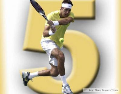 Del Potro estrena el n�mero 5 del ranking mundial