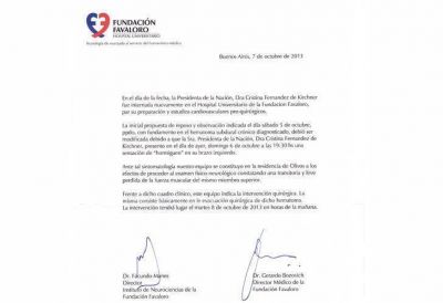 Cristina ser� operada ma�ana del hematoma en el cr�neo