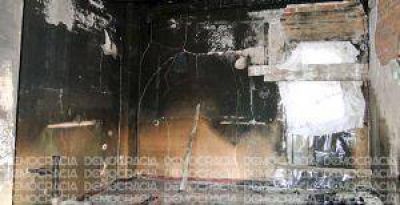 Un incendio destruy� gran parte de una vivienda